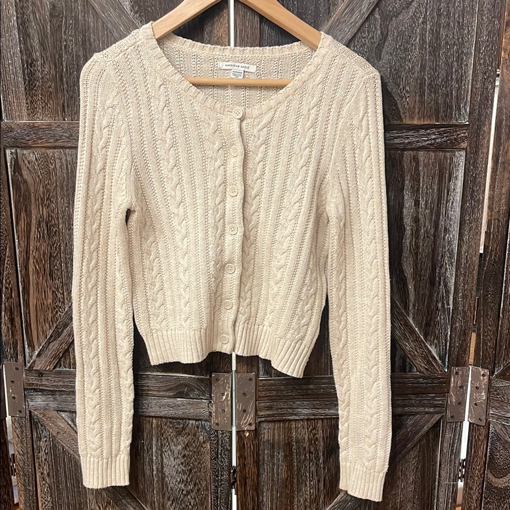 American Eagle Cable Knit Sweater